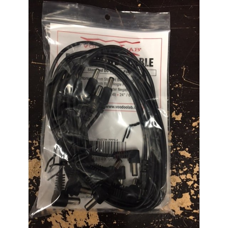 Voodoo Lab PPPK-8 Pedal Power Cable Pack – 8 Cables