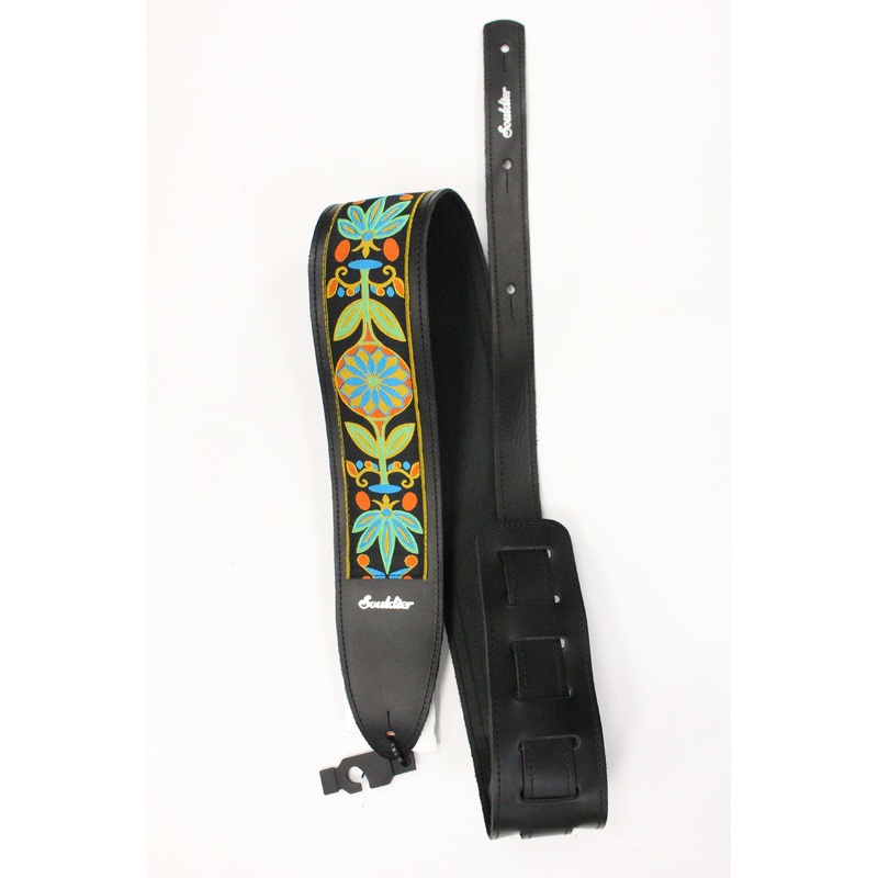 Souldier Daisy Blue Torpedo Guitar Strap *Free Shipping in the USA*