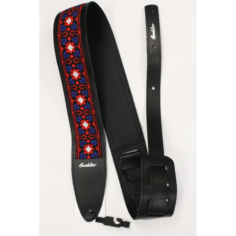Souldier Fillmore Red, White, & Blue Torpedo Guitar Strap *Free Shipping in the US*