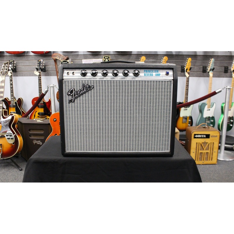 Fender 68 Princeton Reverb Reissue W/FTSW and Cover