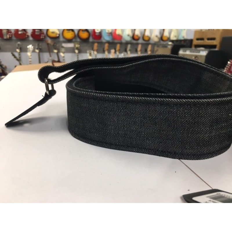 LM Products D-1 Black Denim Guitar Strap *Free Shipping in the USA*
