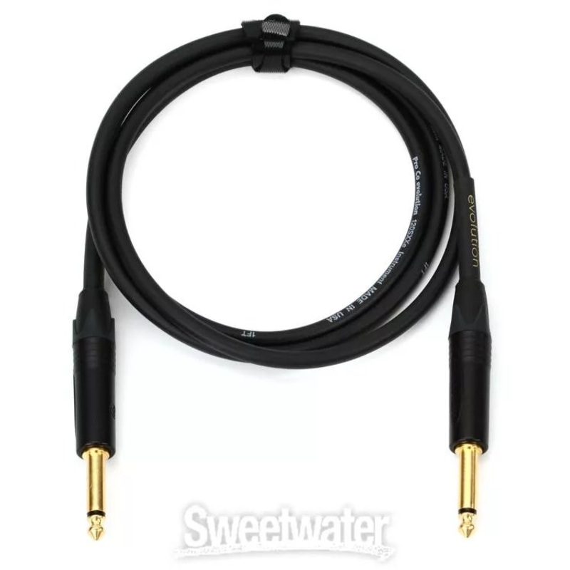 Pro Co Evolution EVLGCN-5 Instrument Cable 5 ft Straight – Straight *Free Shipping in the USA*