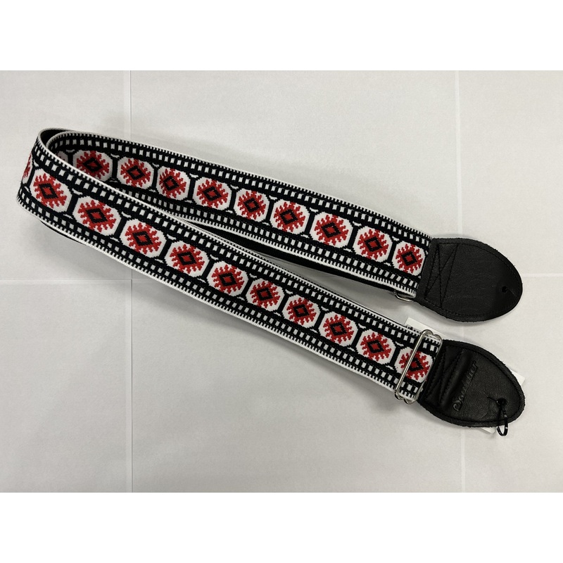 Souldier Pillar Red/White/Black Guitar Strap *Free Shipping in the US*