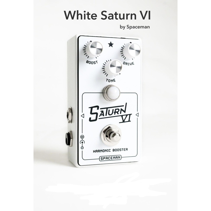 Spaceman Effects Special Run: Saturn VI White Harmonic Booster *Free Shipping in the US*
