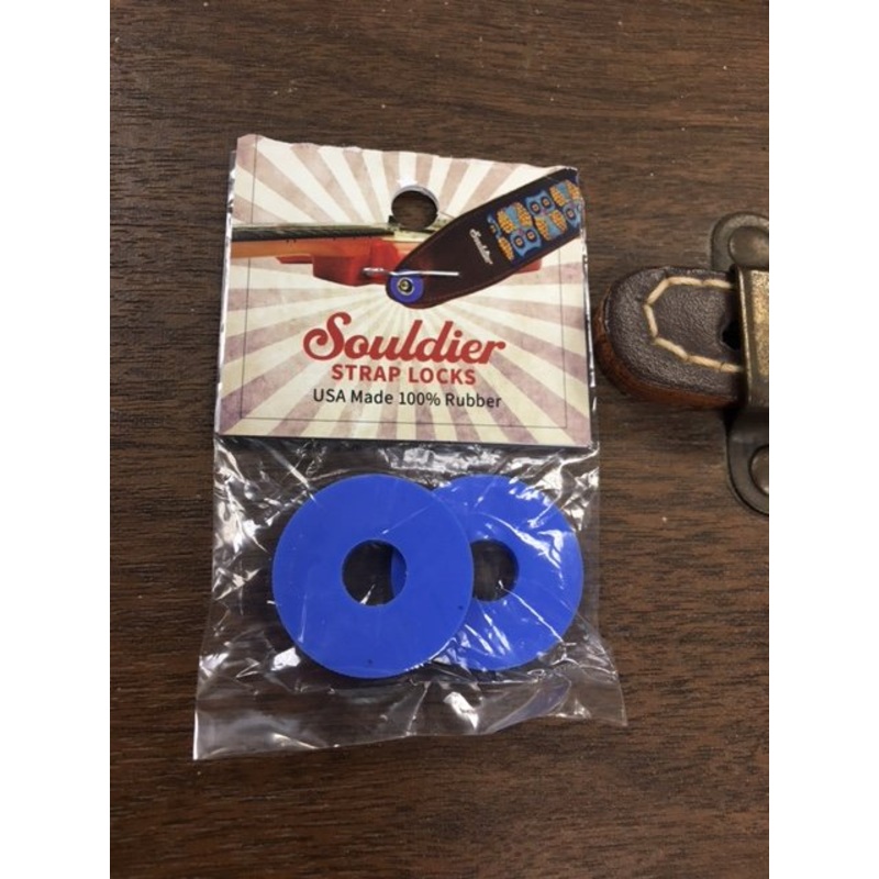 Souldier Rubber Strap Locks (Set of 2) Blue