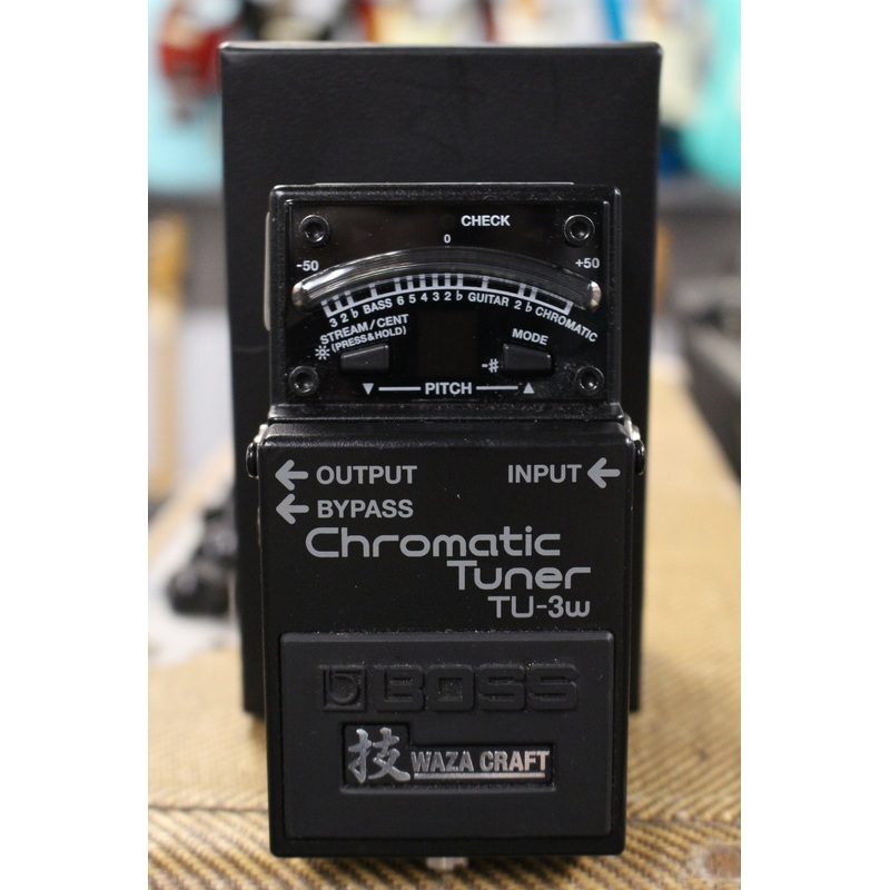 Boss Chromatic Tuner Waza Craft TU-3w Used