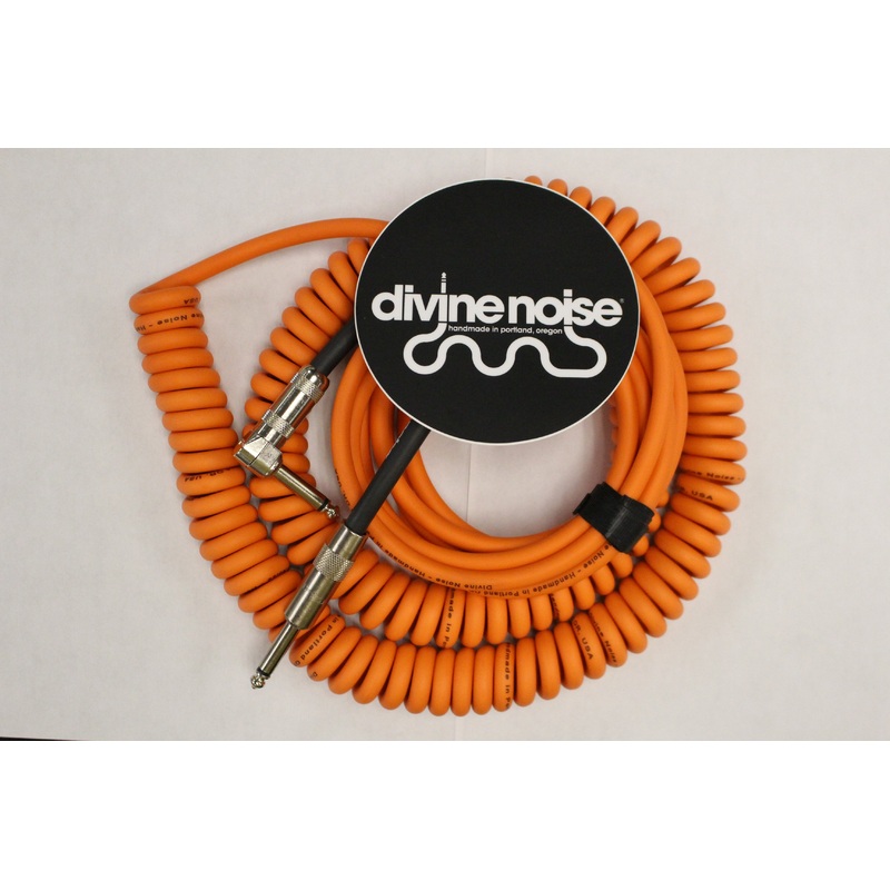 Divine Noise 50/50 Cable Orange 30′ Straight / Angle *Free Shipping in the USA*