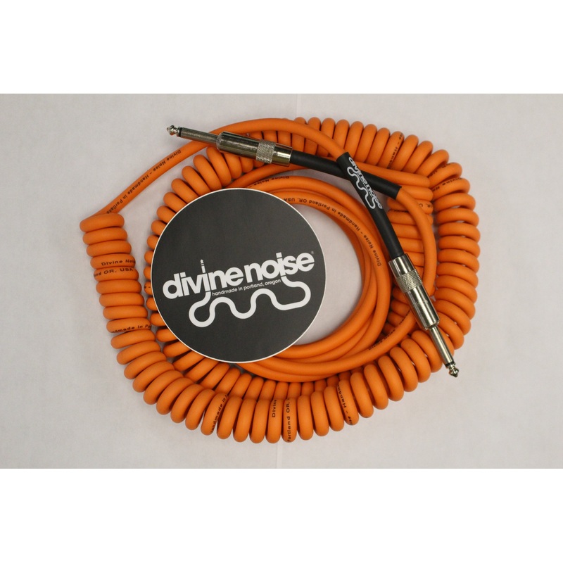 Divine Noise 50/50 Cable Orange 30′ Straight / Straight *Free Shipping in the USA*