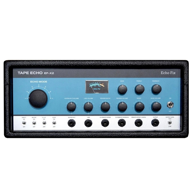 Echo Fix EF-X2 Blue Tape Echo with Spring Reverb and DSP Reverb/Chorus
