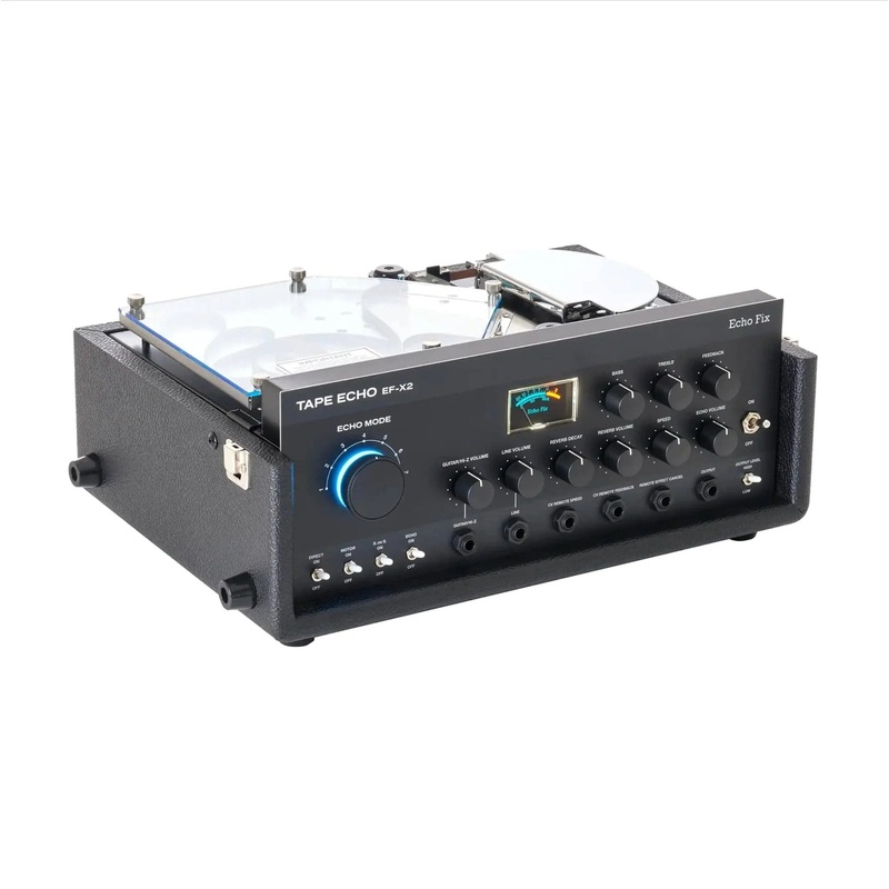Echo Fix EF-X2 Tape Echo with Spring Reverb and DSP Reverb/Chorus – Black *Free Shipping in the USA*