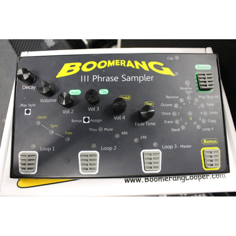 Boomerang III Phrase Sampler Used