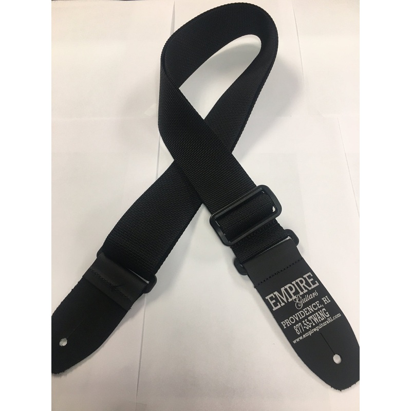 Empire Guitars Black Guitar Strap HPOL-BLK