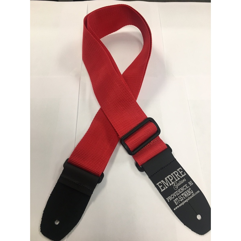 Empire Guitars Red Guitar Strap HPOL-RED