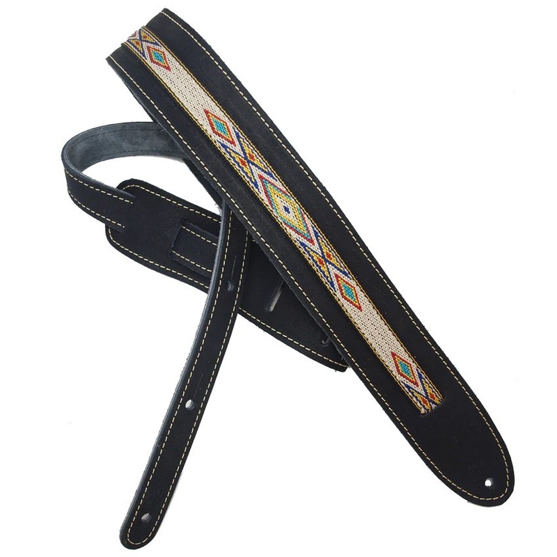 LM Products The Vinny Guitar Strap Black *Free Shipping in the USA*