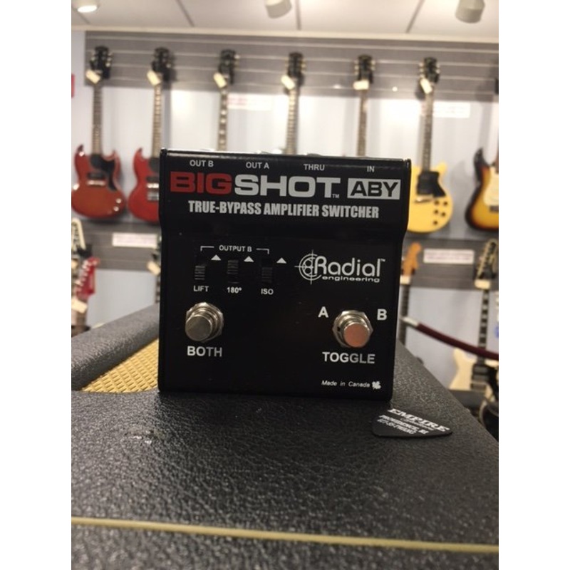 Radial Big Shot ABY True Bypass Amp Switcher Used