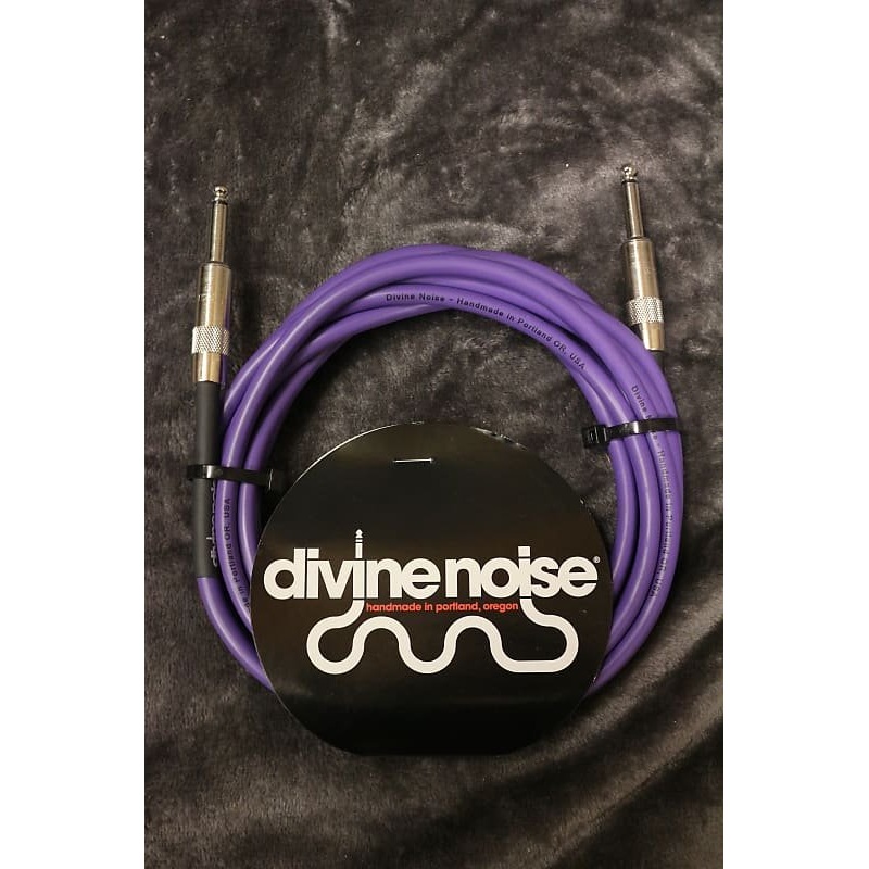 Divine Noise 15ft Instrument Cable ST-ST (Straight-Straight) purple *Free Shipping in the USA*