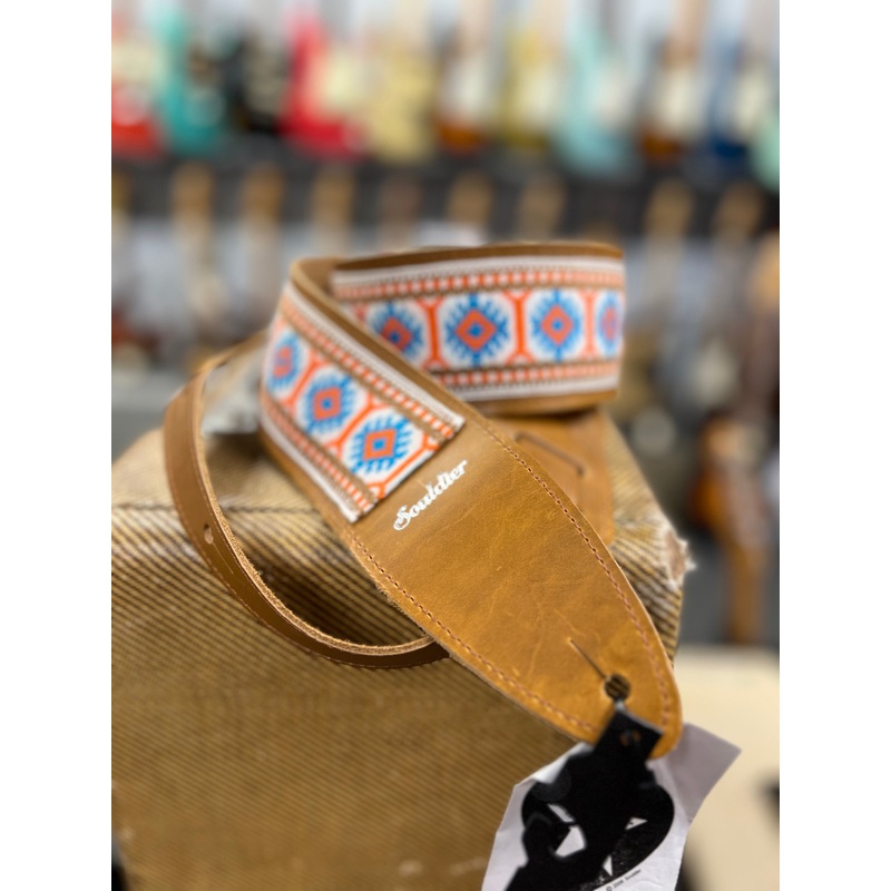 Souldier Pillar Turquoise Torpedo Guitar Strap *Free Shipping in the US*