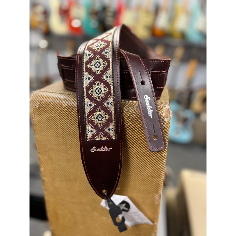 Souldier Regal Maroon Torpedo Guitar Strap *Free Shipping in the US*