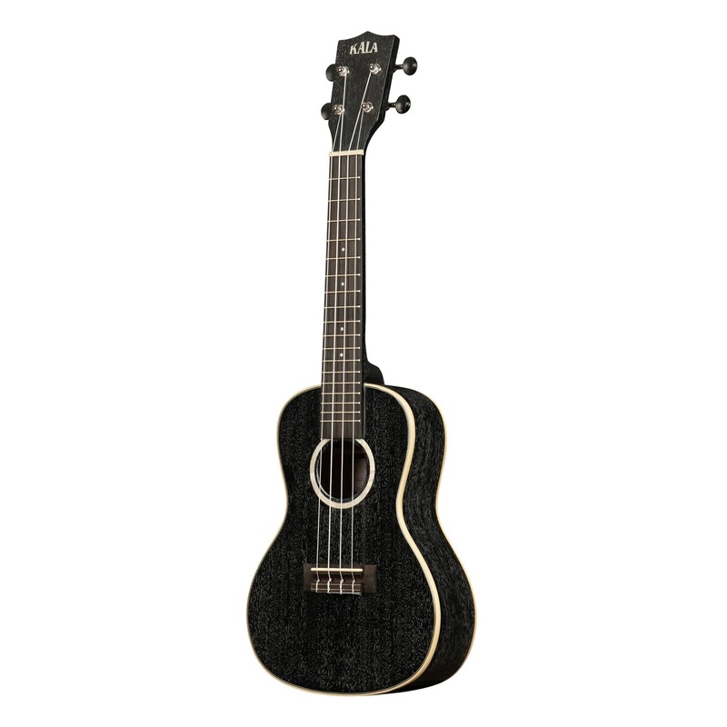 Kala KA-SDH-C All Solid Salt & Pepper Doghair Mahogany Concert Ukulele w/bag *Free Shipping in the USA*