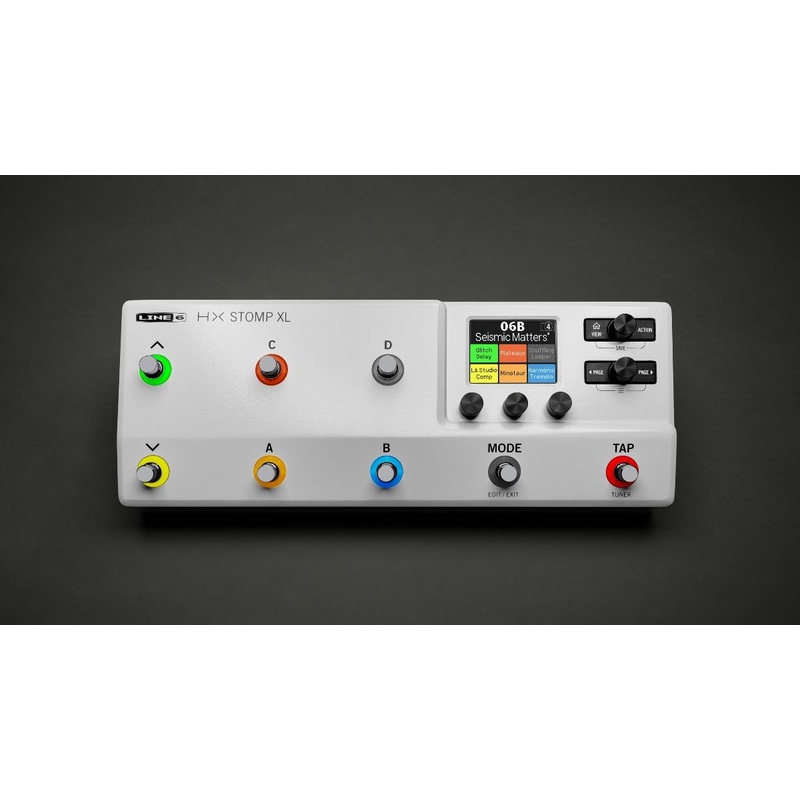 Line 6 HX Stomp XL Multi-Effect and Amp Modeler LTD White *Free Shipping in the USA*
