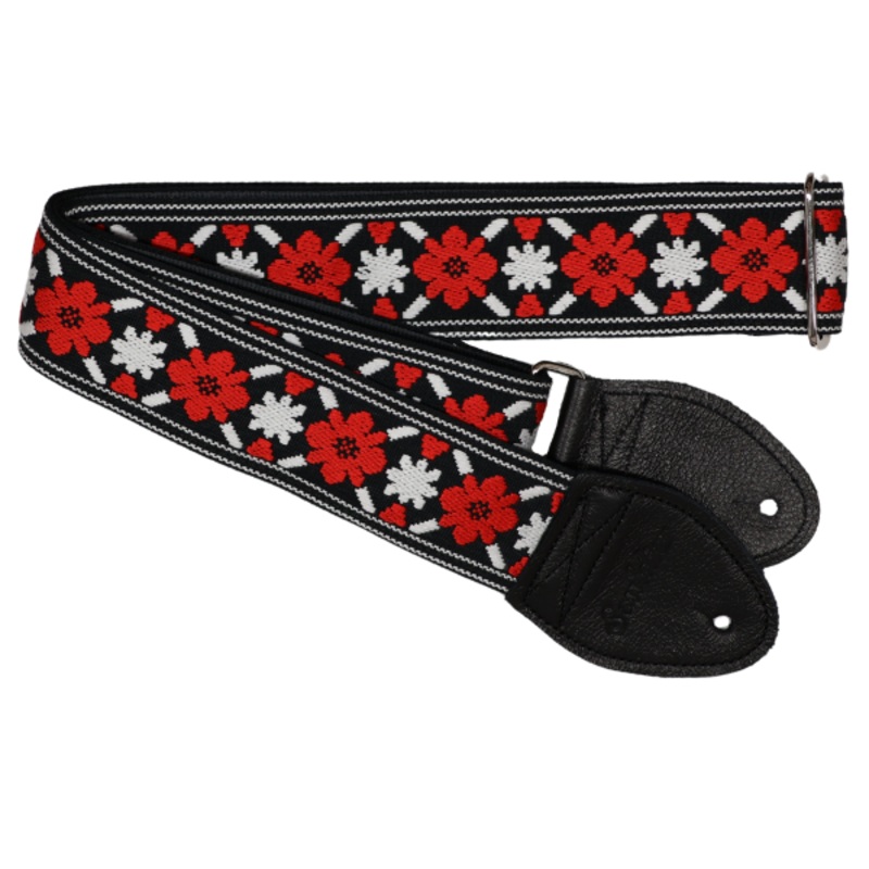 Souldier Tulip Black Guitar Strap *Free Shipping in the USA*