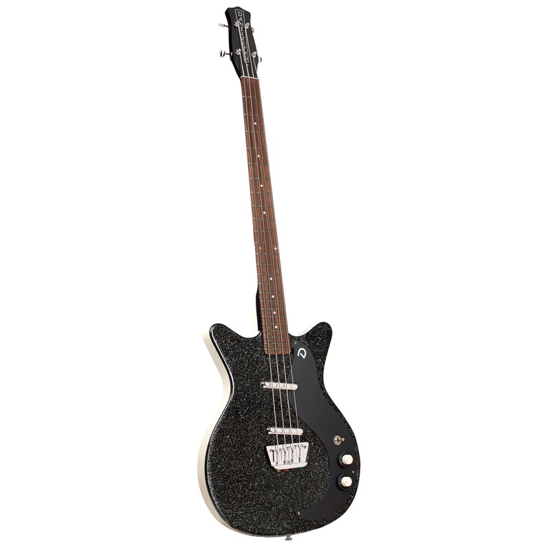 Danelectro 59SSB-BKMF ’59 DC Doublecut Shorthorn Short Scale 4-String Electric Bass Guitar *Free Shipping in the USA*