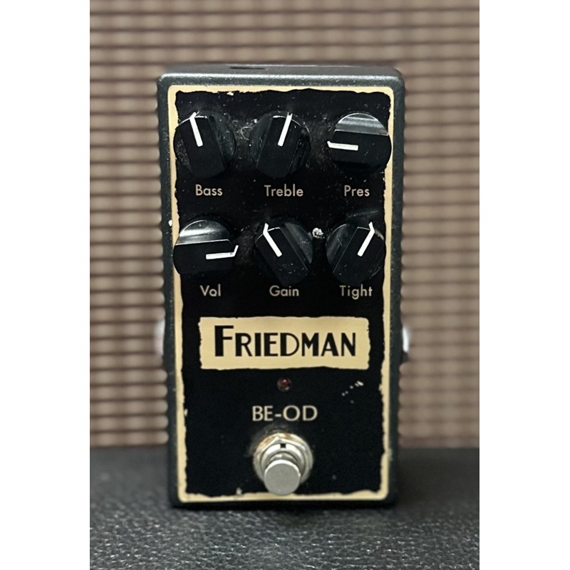 Friedman BE-OD overdrive pedal used