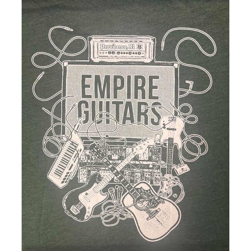 Empire Guitars Big Mess Forest Green T-Shirt Large