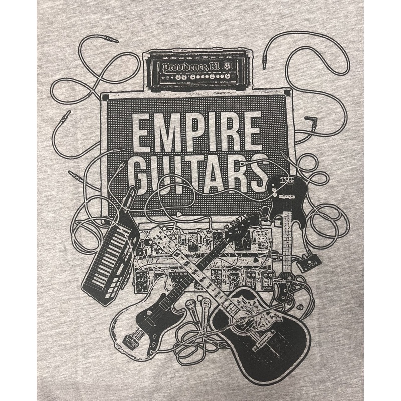 Empire Guitars Big Mess Gray T-Shirt Large