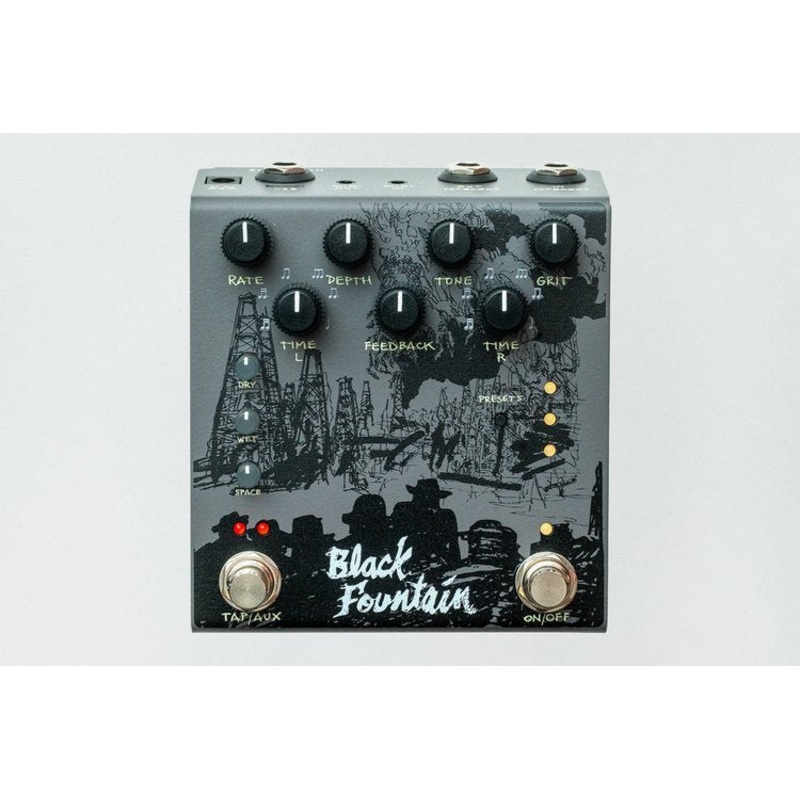 Old Blood Noise Endeavors Black Fountain Stereo Slate *Free Shipping in the USA*