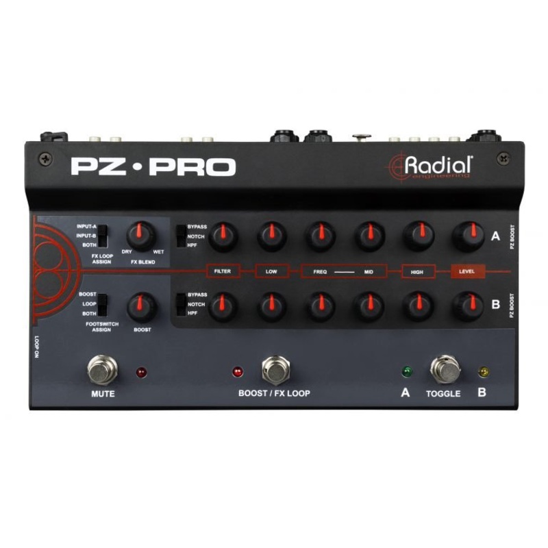 Radial PZ Pro 2 Channel Preamp Preamp Free Shipping in the USA