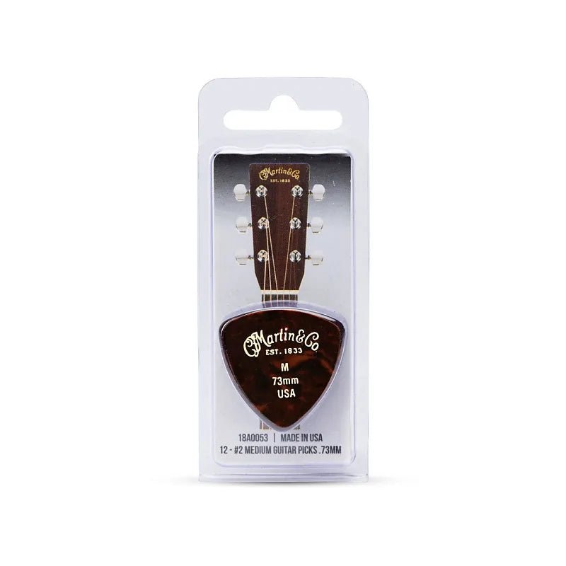 Martin Picks 346 Medium .73mm 18A0053 Faux Tortoise Pack of 12