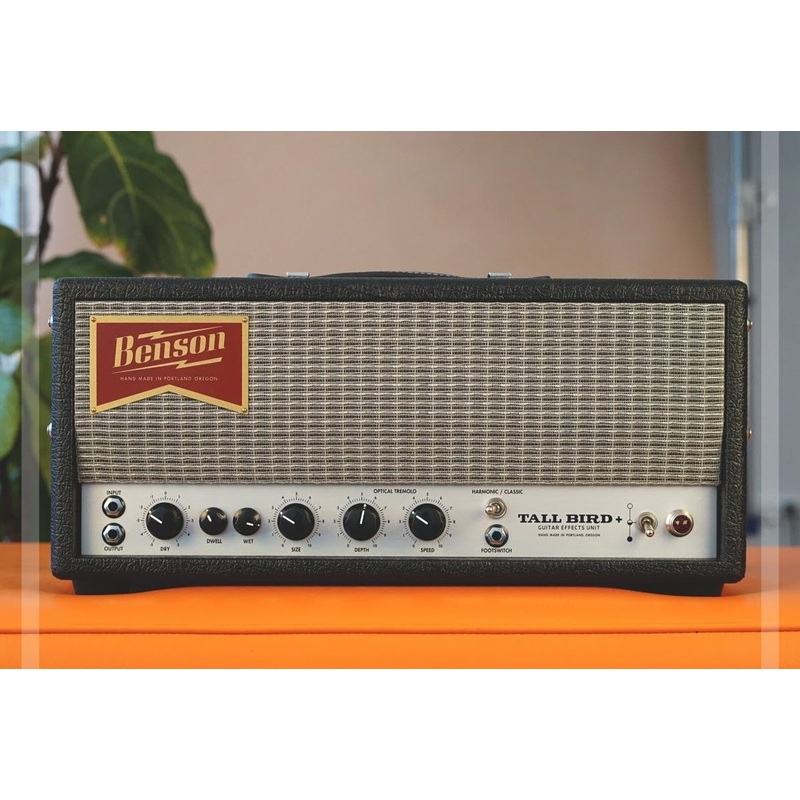 Benson Tall Bird Plus Reverb and Optical Tremolo Green Tolex *Free Shipping in the US*