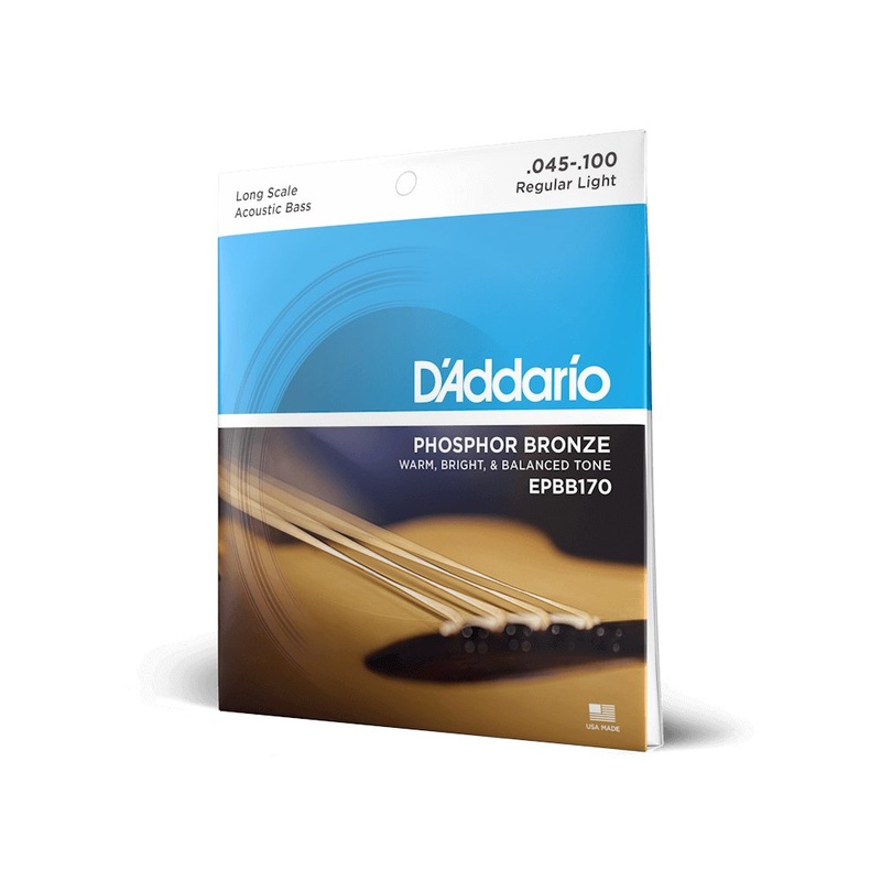 D’Addario EPBB170 Regular Light Long Scale Acoustic Bass Strings