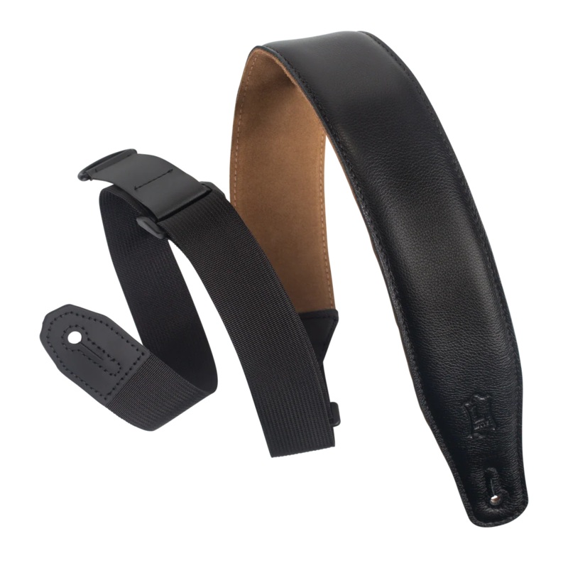Levy’s Leather Right Height Series MRH4GF-BLK Guitar Strap *Free Shipping in the USA*