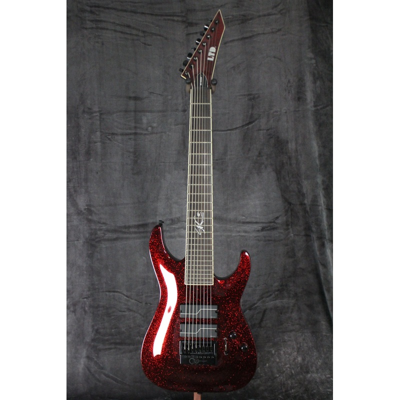 LTD SC-608 8-String Baritone Sparkle Red