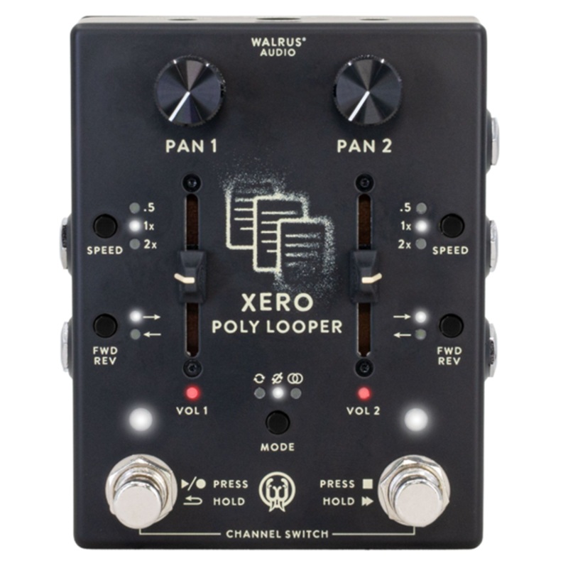 Walrus Audio Xero Polylooper Black Free Shipping in the USA.